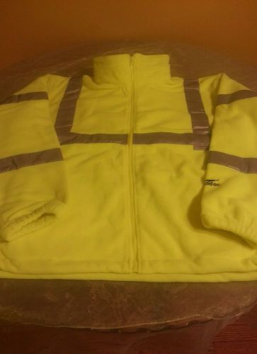 New condor fleece jacket reflective, size l, safety. first responders,warm for sale