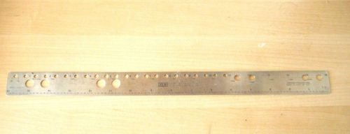 Gei gaebel steel business form design &amp; layout ruler inch &amp; metric no. 1090a-16 for sale