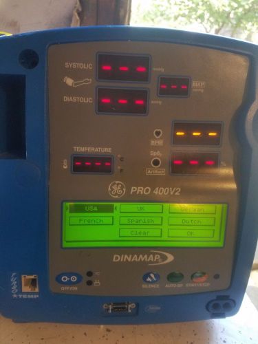 Dinamap Pro 400V2 patient monitor DP410N-EN