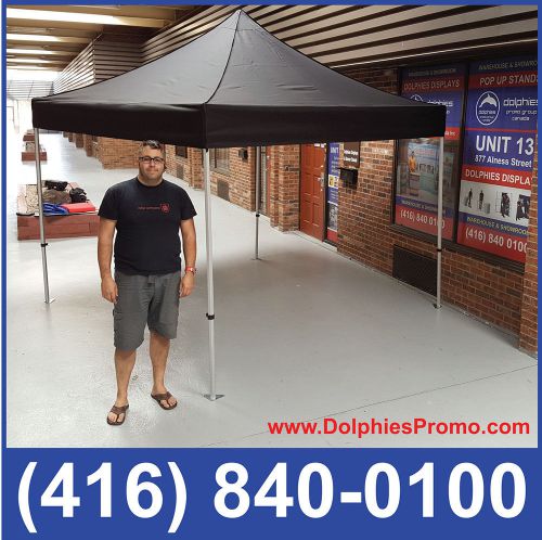 Heavy Duty Outdoor 10*10&#039; EZ Pop Up Canopy Instant Tent Commercial Grade (BLACK)
