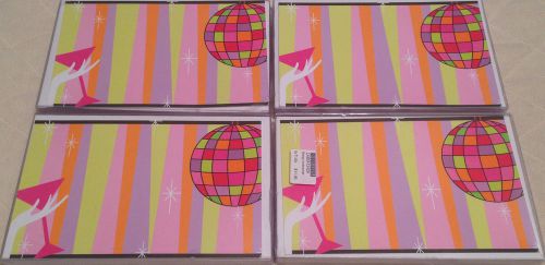 LOT 40 SAN LORI DESIGNS NIGHT FEVER PARTY INVITATIONS Pink Purple Card Stock