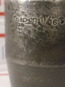Vintage Snap-on SIM343 1-1/16&#034; 6 Point Impact Socket with 1&#034; Drive