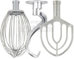 30 Qt Attachment SET Dough Hook Wire Whip Flat Beater D300 Hobart CLASSIC Mixer