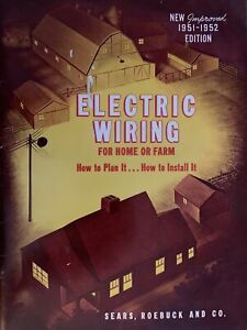 Vintage 1951-1952 Sears, Roebuck &amp; Co. Electric Wiring for Home or Farm Manual