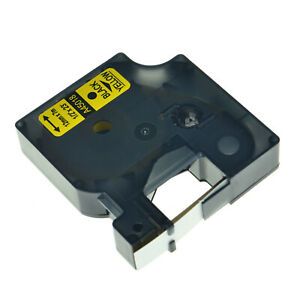 45018 Black on Yellow Label Tape Compatible With DYMO LabelManager 120P Printer