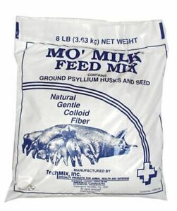 Mo Milk Psyllium Seed Natural Swine Sow Laxative 8 Pounds High Fiber Farrowing