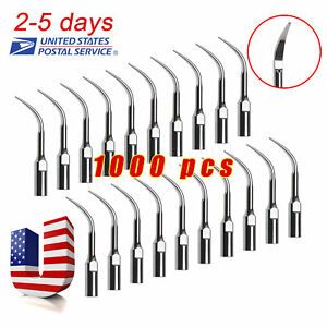 1000X Dental Ultrasonic Scaler Scaling Piezo Tips for Satelec DTE GD4 USPS KF-P