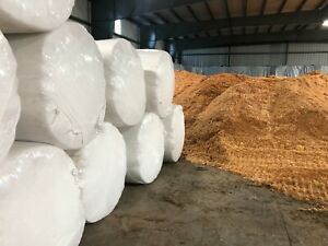 Large High Density Wrapped Bales Green Sawdust* For Horse and Livestock Bedding