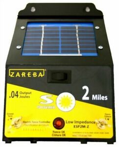 Zareba ESP2MZ 2 Mile Solar Fence Low Impedance Charger