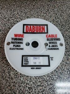 DABURN 2360-12 Solid Bus Bar Wire 12 AWG, Tinned Copper (100 Foot)