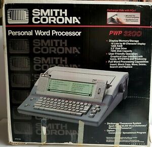 Vintage Smith Corona PWP 3200 Personal Word Processor Typewriter Works