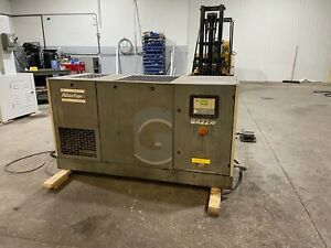Atlas Copco 30 hp rotary screw air compressor SEE VIDEO kaeser ingersoll rand