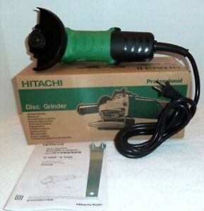 New Hitachi 4&#034; Angle Disc Grinder 11,000RPM 110V w/ Wrench NIB G10SS