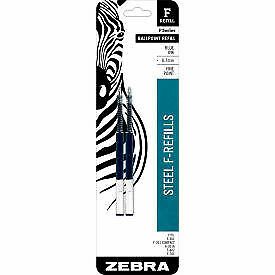 Zebra Refill for G-301 Gel Retractable Pen - Black Ink - 2 Pack 88112  - 1 Each