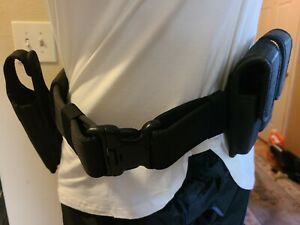 Bianchi Medium 28&#034;-34&#034; Waist Black Nylon Duty Belt w/ Accessories