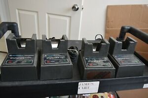 X4 Motorola NLN4569B Rapid Charger Two-Way Radio #U42