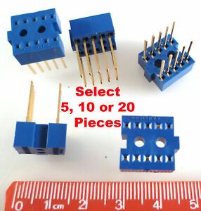 Cambion 703-3711-01-03-16 DIL IC Socket 10 Way Blue Wire Wrap MBF004i