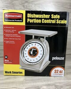 Rubbermaid Commercial Products Pelouze Dishwasher Safe Portion Control Scale