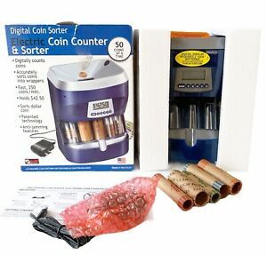 Digital Electric Coin Sorter MAGNIF Coin Motorized Counting Machine new open box