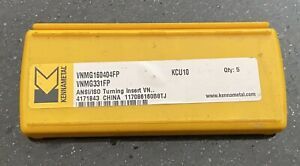Kennametal VNMG331FP VNMG160404FP KCU10 QTY:5 inserts - Turing Inserts