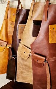 Leather 102 APRON for Butcher BBQ, Grill, Kitchen, Woodwork, Barber Welding