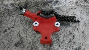 Ridgid 40210 1/4 to 6 In Pipe Cap 4-1/2 In H Bench Chain Vise