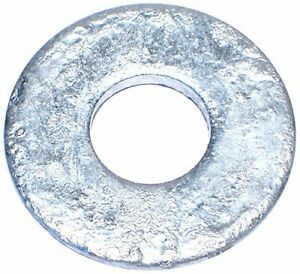 Hard-to-Find Fastener 014973152154 1/2-Inch USS Flat Washers, 130-Piece