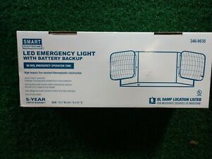 Smart Electrician LED Emergency Lights with Battery Backup Snap In Assembly