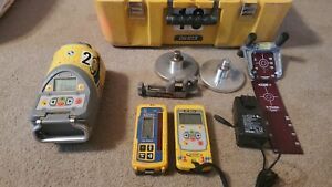 Trimble Spectra Precision Laser DG613 Red Beam Pipe Laser w/ HL450 Reciever