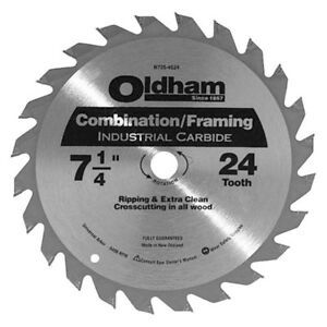 Oldham 7-1/4&#034; Saw Blade 7254524
