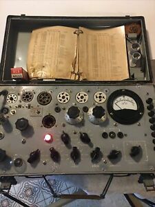 Army Military Electron Tube Tester TV 7 Working
