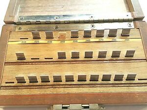 Starrett WebberJO Block Set 28 pc. .020 to .090 MIA. 4pcs.: .022; .023; .01; .04