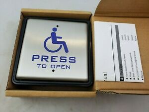 New Olide YS411 Handicap Push Switch Button with Manual 304 Stainless Wired