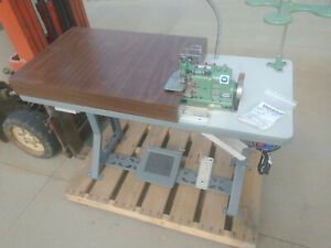 Merrow MG3DGE7WF netting/mesh sewing machine w/ Consew CSM550 servo motor