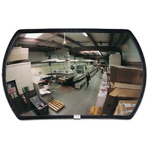 SEE ALL INDUSTRIES RRO1218 Mirror,Convex,Security,Outdoor,12&#034; x 18&#034;