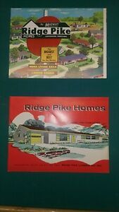 Vintage RIDGE PIKE HOMES Construction Brochures - Conshohocken, PA