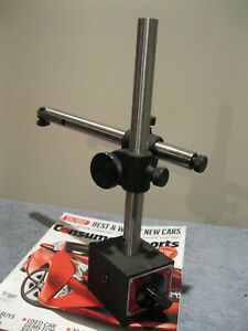 STARRETT 659A HEAVY-DUTY MAGNETIC BASE W/FINE ADJUSTMENT MACHINIST TOOLS