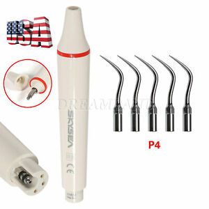SKYSEA Dental Scaler Handpiece / 5*Perio tips P4 fit EMS Woodpecker F#2a