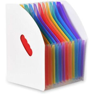Expanding File Holder Folder Standing A4 Vertical File Organizer Magazine BaU4J9