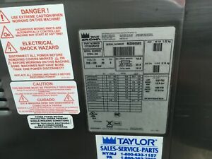 Taylor soft serve 3 phase water cooled ice cream machine