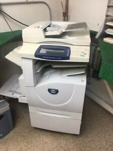 office color xerox scan fax 7132 problem with feeder tray - pick up only