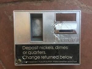 VENDO   Soda Vending Machine Coin Insert Bezel- very rare