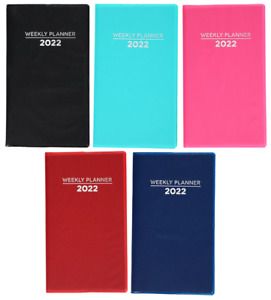 2022 Weekly Professional Planners 3.75&#034; x 6.6&#034; Comes in 5 Different Colors
