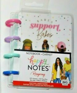 NEW! HAPPY PLANNER: MICRO BABES &#034;BABES SUPPORT BABES&#034; 60 SHEETS