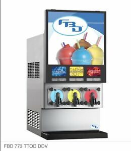 BRAND NEW! SLUSH MACHINE! FROZEN CARBONATED BEVERAGE DISPENSER MODEL FBD 773,