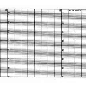 GRAPHIC CONTROLS YOK B9573AN Chart,Fanfold,Range 0 to 100,66 Ft,PK2