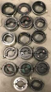 Lot of Various Sizes Burndy Dies