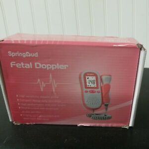 Baby Fetal Doppler Built-in  Probe pink