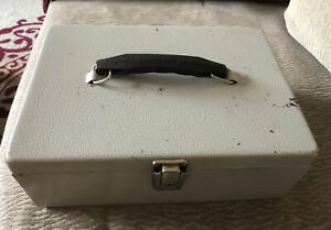 Vintage Cash Box Heavy Duty - 11” x 8”x 4” - No Key - Coin Tray Included