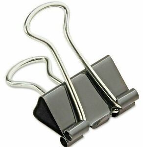 Business Source Binder Clips Extra Large 2 Inch Black Box of 12 36552    BD0497
